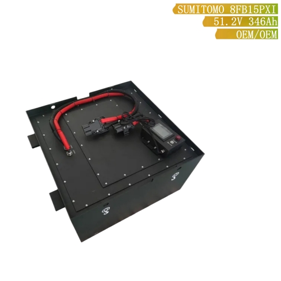 Forklift Lifepo4 Battery 48V 346Ah For SUMITOMO 8FB15PXI