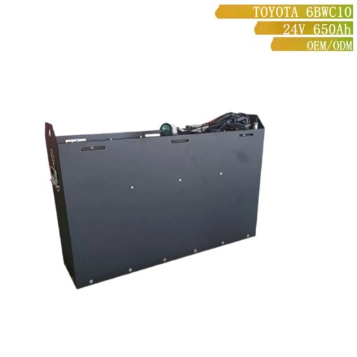 24V 650Ah Lifepo4 Lithium Battery Toyota 6BWC10 Counter-Balanced Stacker