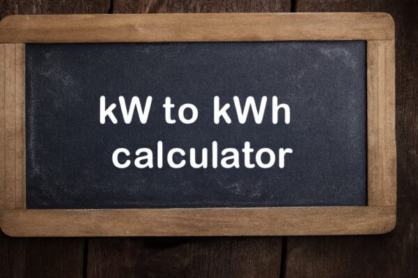 kW to kWh Conversion